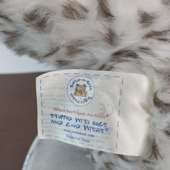 Build-A-Bear Workshop Snowy Owl Plush Stuffed Animal Soft Toy BABW White Gray - Picture 3 of 7